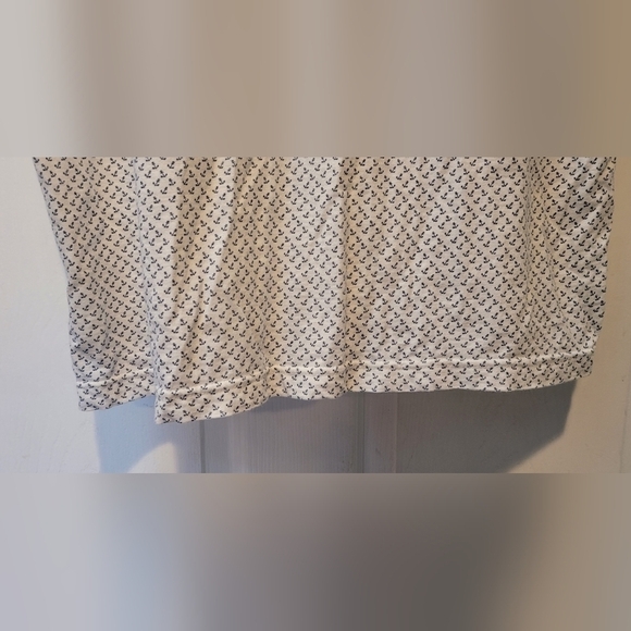 $52 Men's Jos. A. Bank White Tailored Fit Cotton Short Sleeve Polo Blue Anchors - Picture 4 of 11